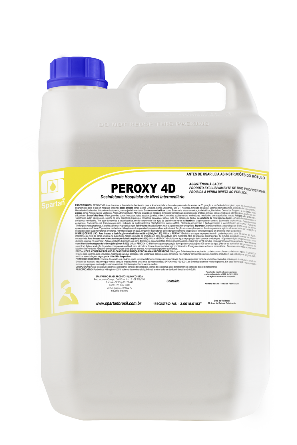 Desinfetante Hospitalar Peroxy 4D