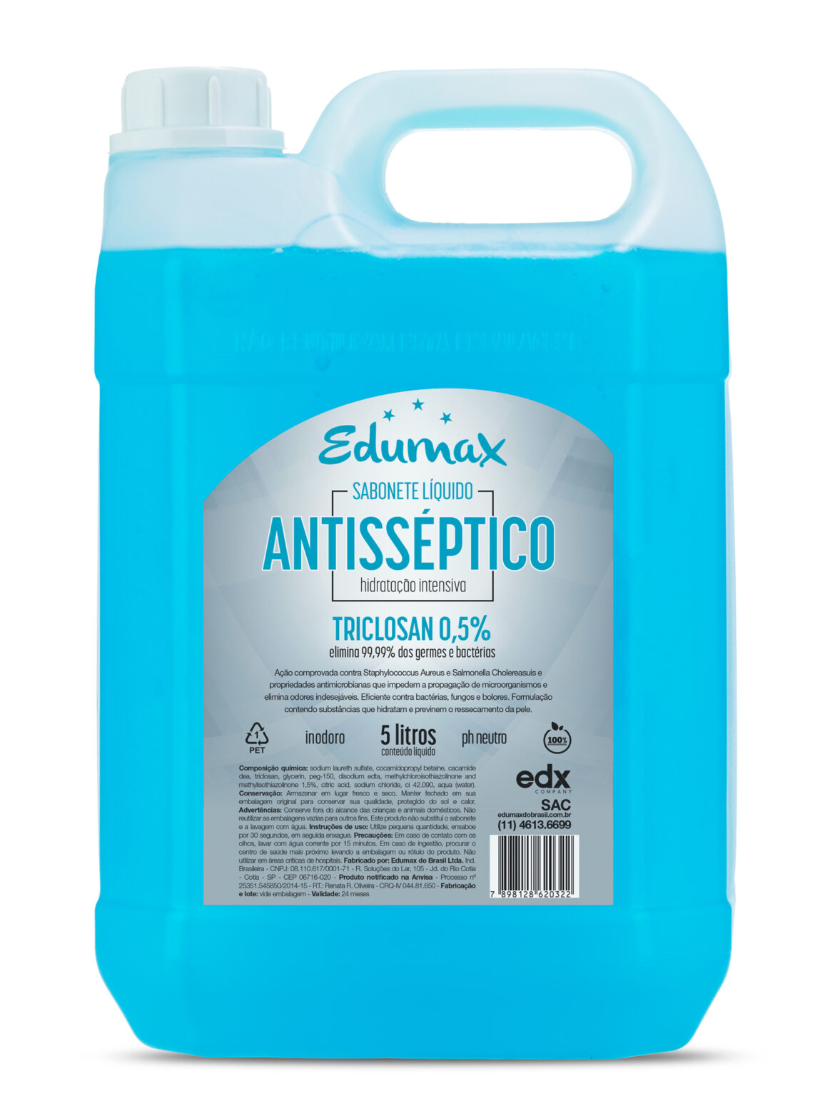 Sabonete Antisséptico Galão 5L Edumax